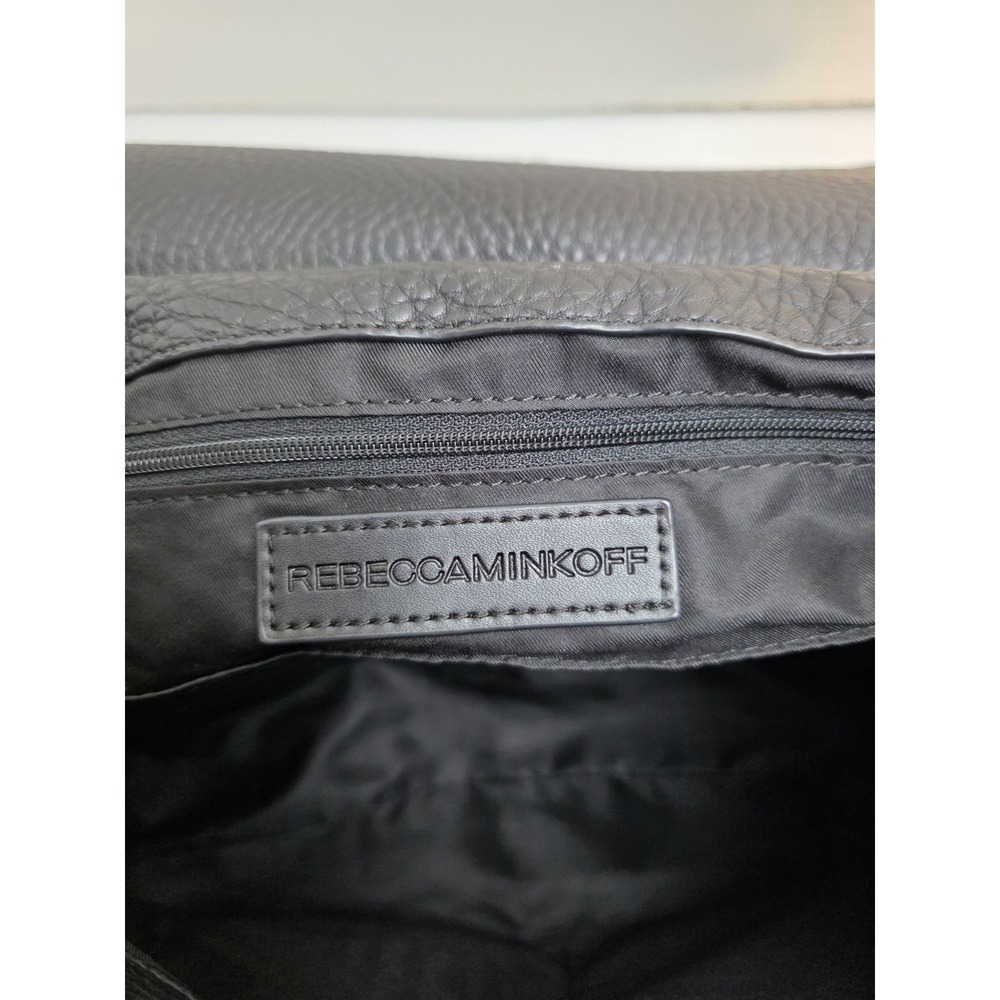 Rebecca Minkoff Keith Suede and Leather Medium Satchel in Black‎ - Picture 7 of 8